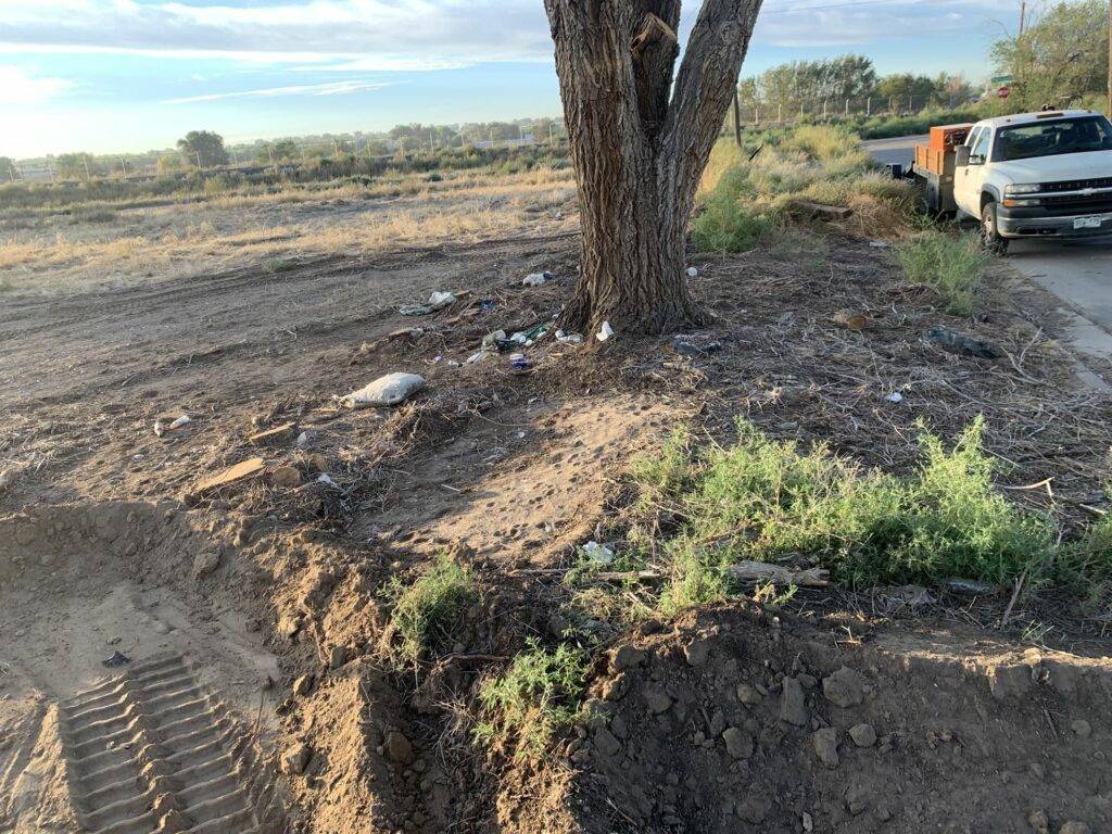 Commercial Land LOver-Lot Grading Before