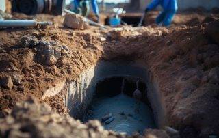 cistern installation excavation project in Colorado Springs