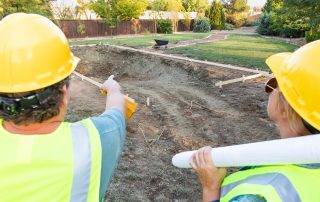 small excavation crew from zeus excavating working on a colorado springs project